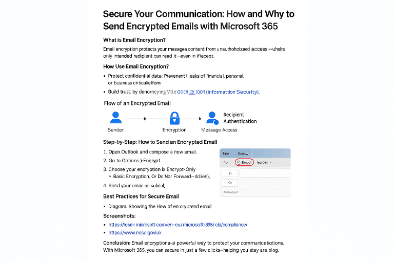 Encrypted Emails Made Easy with Microsoft 365 - EC Computers