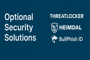 Security that is optional to our recommended security stack