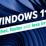 A Windows 11 desktop screen showing a clean, uncluttered interface, representing practical speed and usability improvements for workshop and industrial business computers