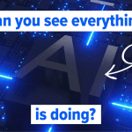 Illustration showing AI automation creating hidden gaps in operational oversight, representing the challenge of maintaining control over automated decision-making in workshops and practical businesses