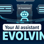 Illustration showing Microsoft 365 Copilot Wave 3 AI agents carrying out tasks automatically, representing technology working in the background to keep a workshop running.