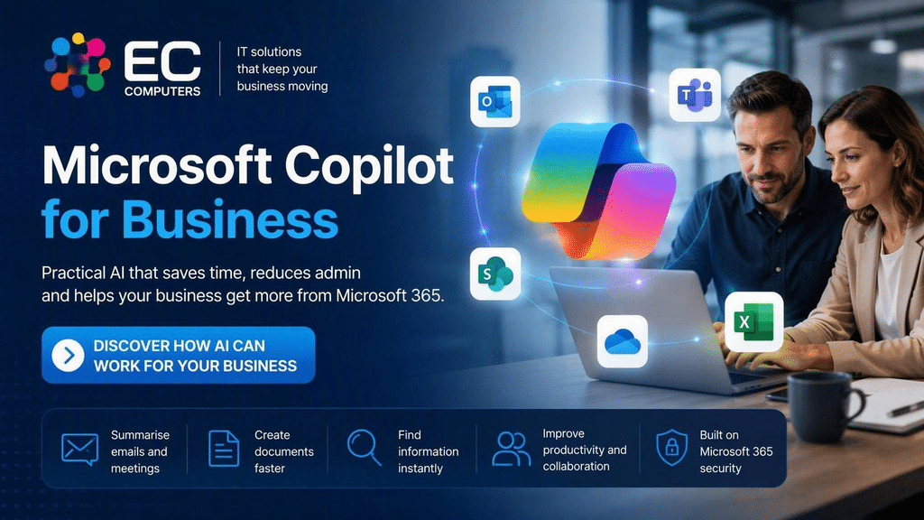 microsoft-copilot-for-business Microsoft Copilot for Business Practical AI that saves time, reduces admin and helps your business do more with Microsoft 365